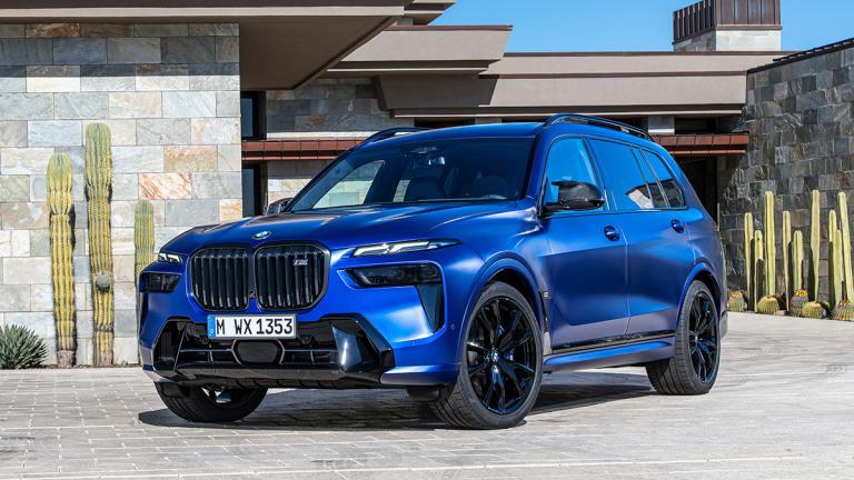 BMW X7 M60i xDrive in blue